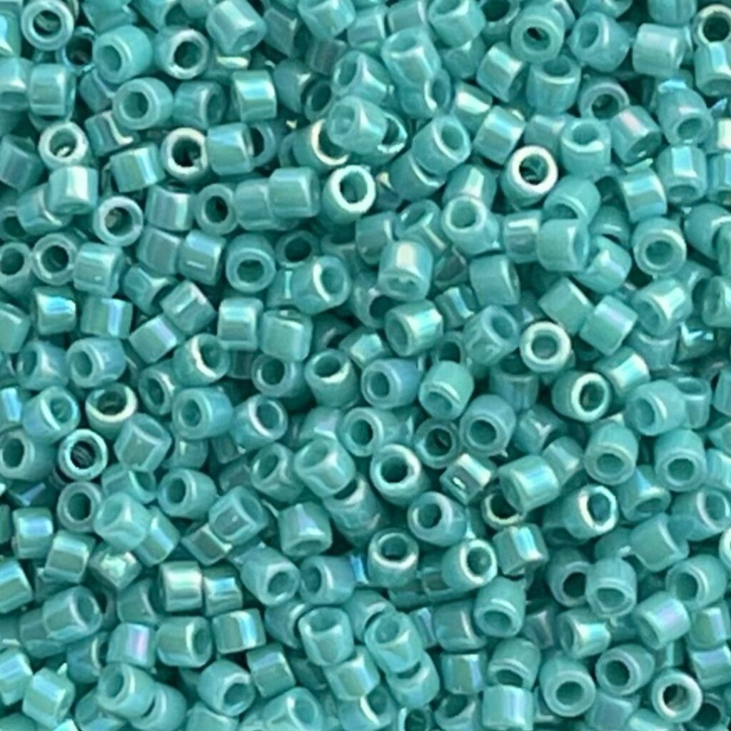 Delica Bead Opaque Lt Turquoise AB