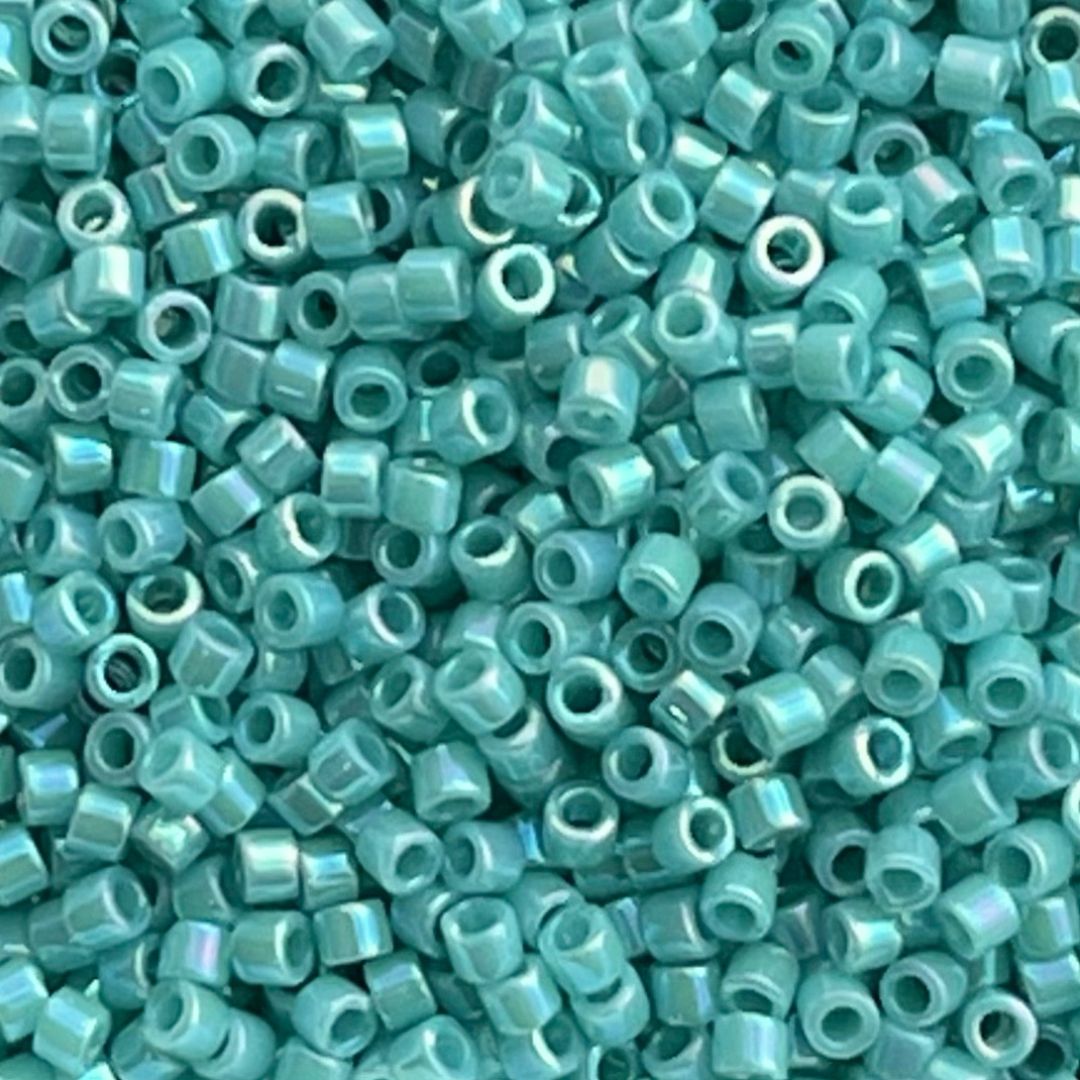 Delica Bead Opaque Lt Turquoise AB - Image 1