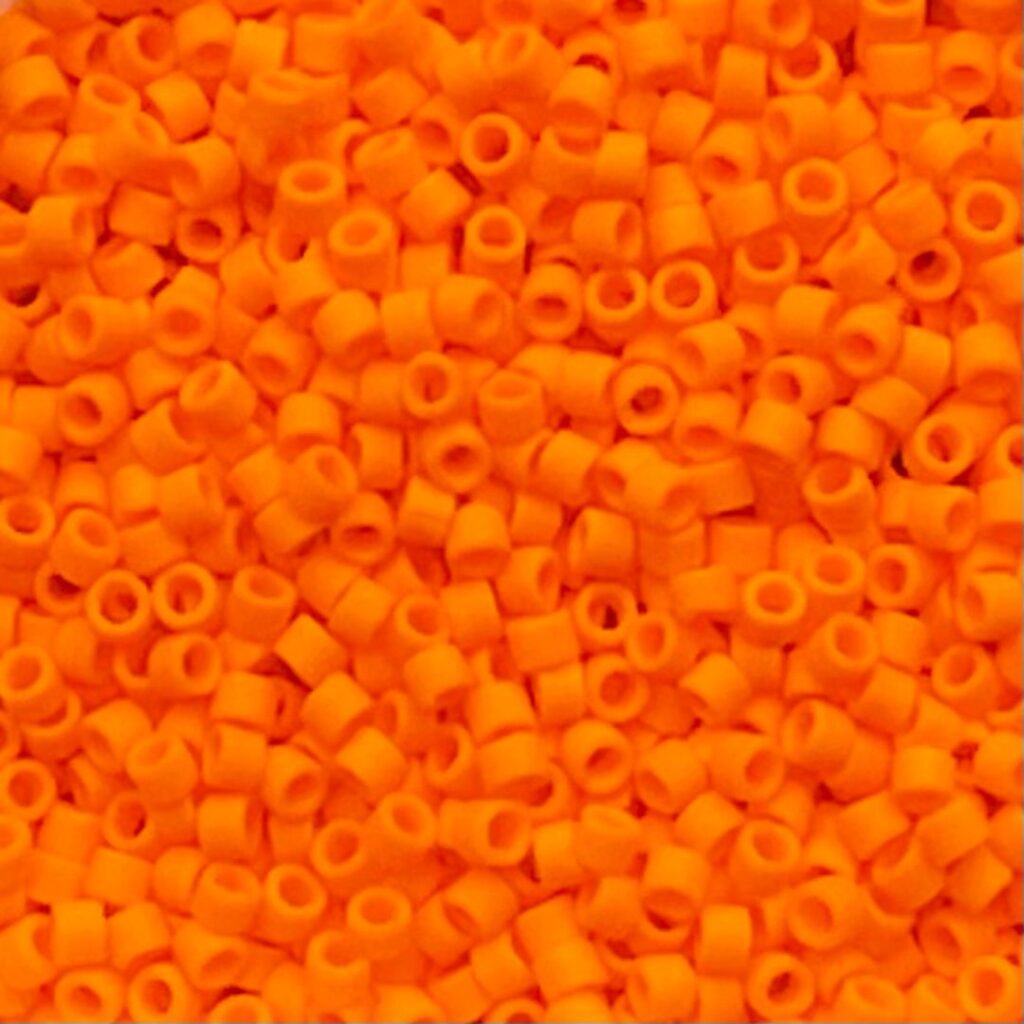 Delica Bead Matte Opaque Mandarin