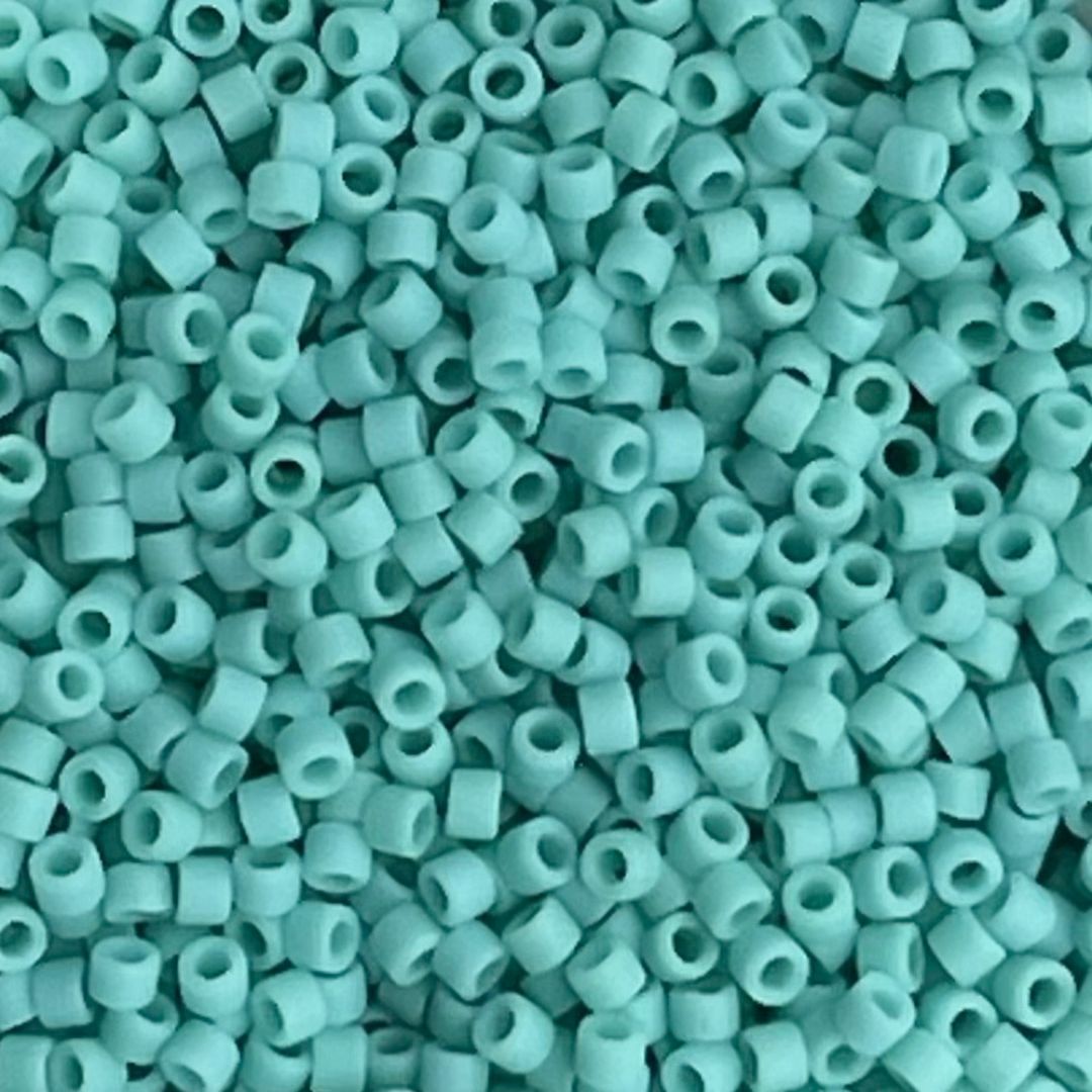 Delica Bead Matte Opaque Sea Opal - Image 1