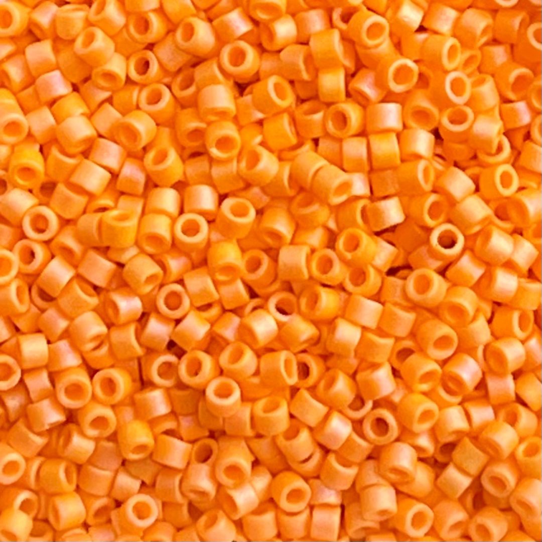 Delica Bead Matte Opq Mandarin - Image 1