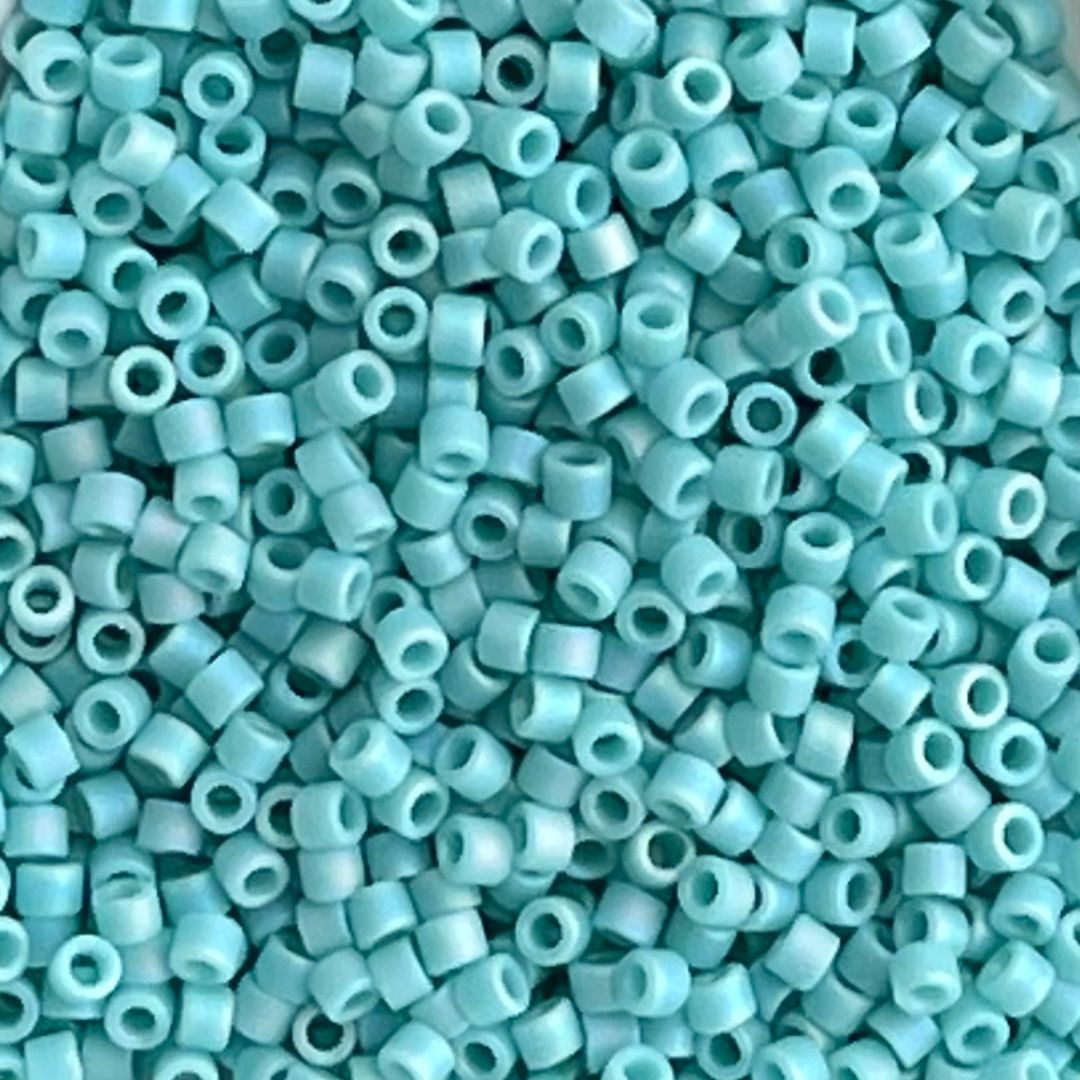 Delica Bead Opaque Sea Opal AB - Image 1