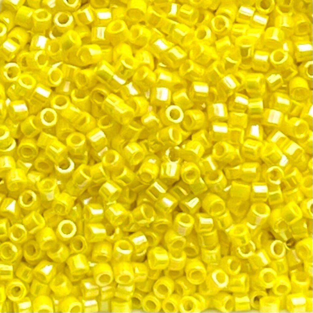 Delica Bead Opaque Yellow AB