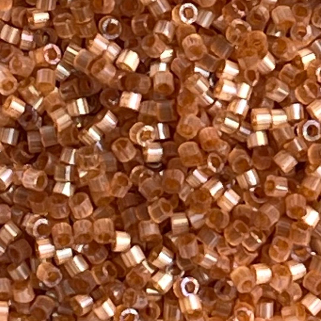 Delica Bead Dyed Topaz Silk Satin - Image 1