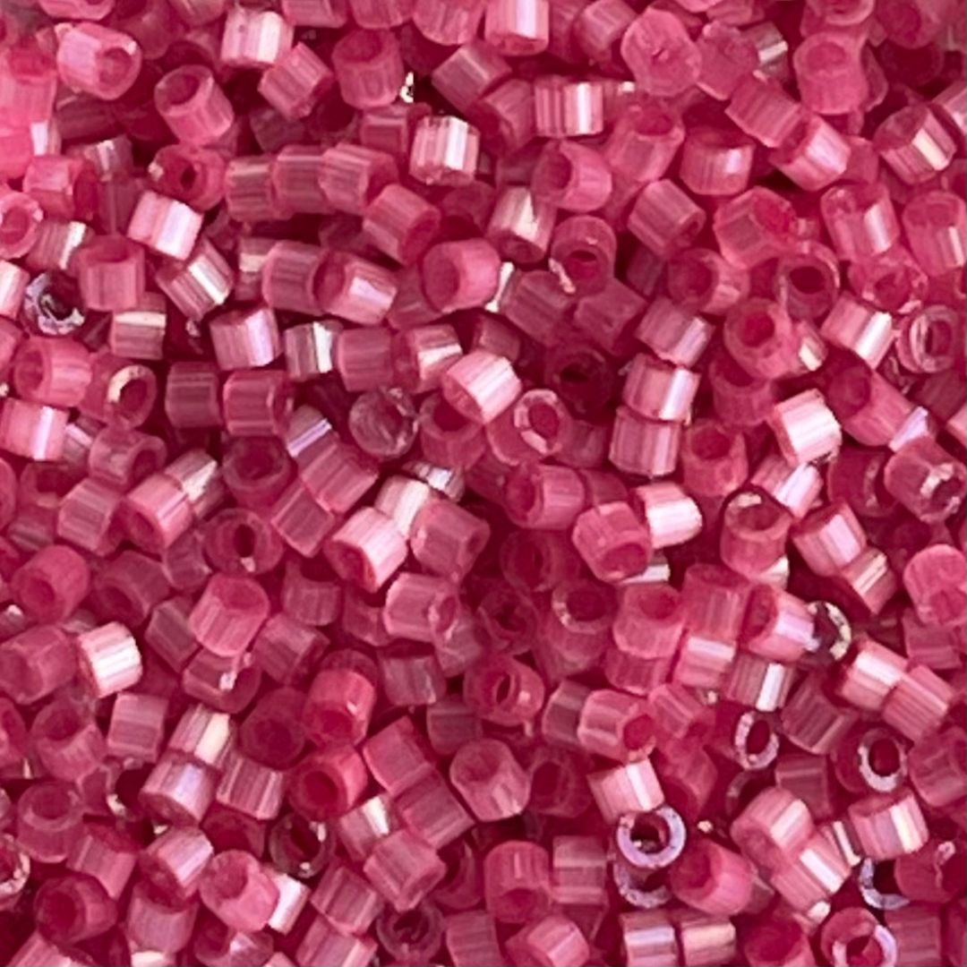 Delica Bead Dyed Silk Rose - Image 1