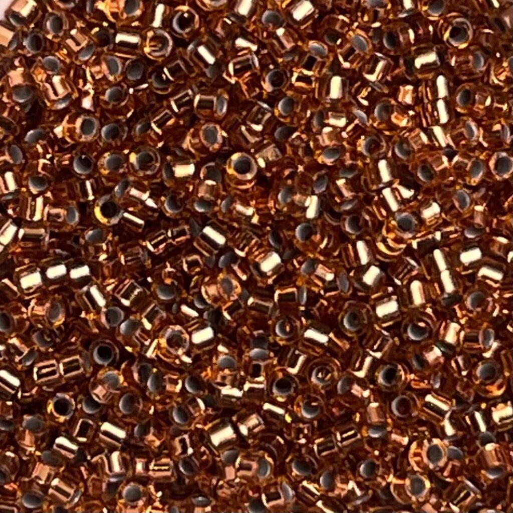 Delica Bead CopperLined Lt Bronze