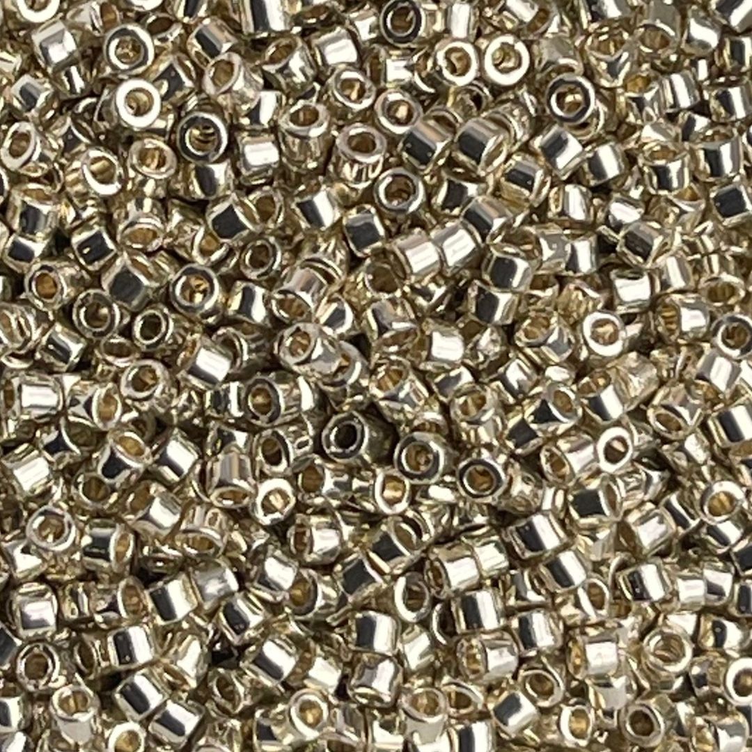 Delica Bead Duracoat Galvanized Silver - Image 1