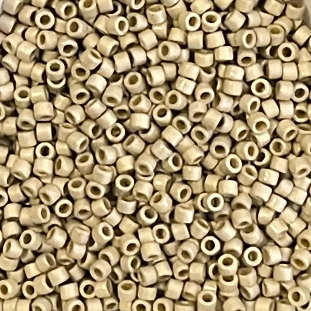 Delica Bead Duracoat Galvanized Matte Silver - Image 1