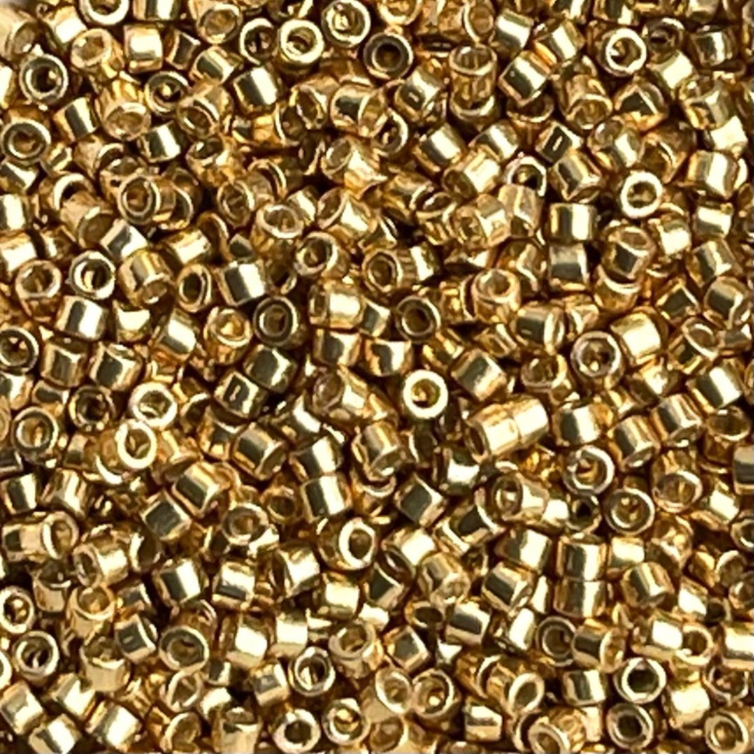 Delica Bead Duracoat Galvanized Gold - Image 1