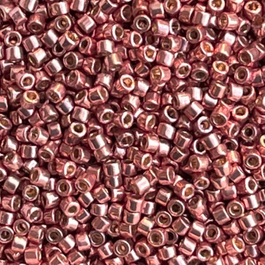 Delica Bead Duracoat Galvanized Dk Coral - Image 1