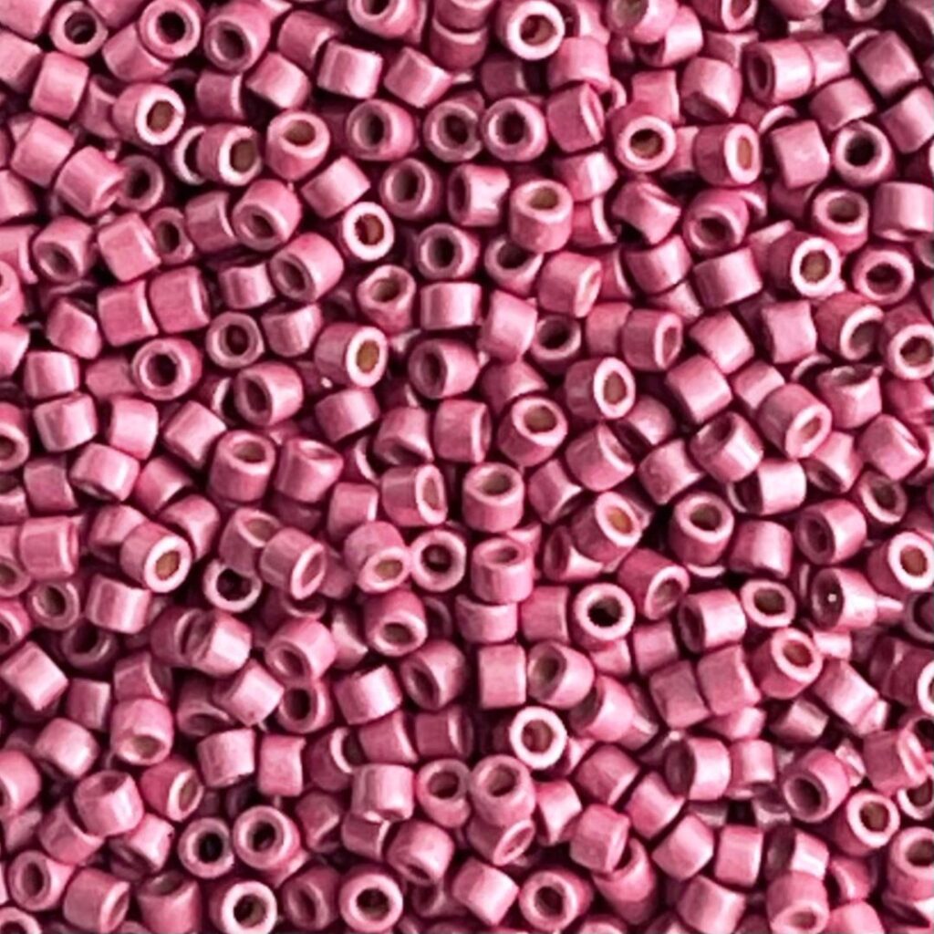 Delica Bead Duracoat Galvanized Matte Hot Pink