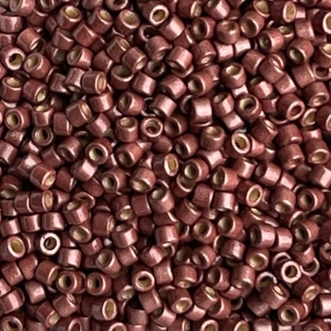 Delica Bead Duracoat Galvanized Matte Dk Cranberry - Image 1