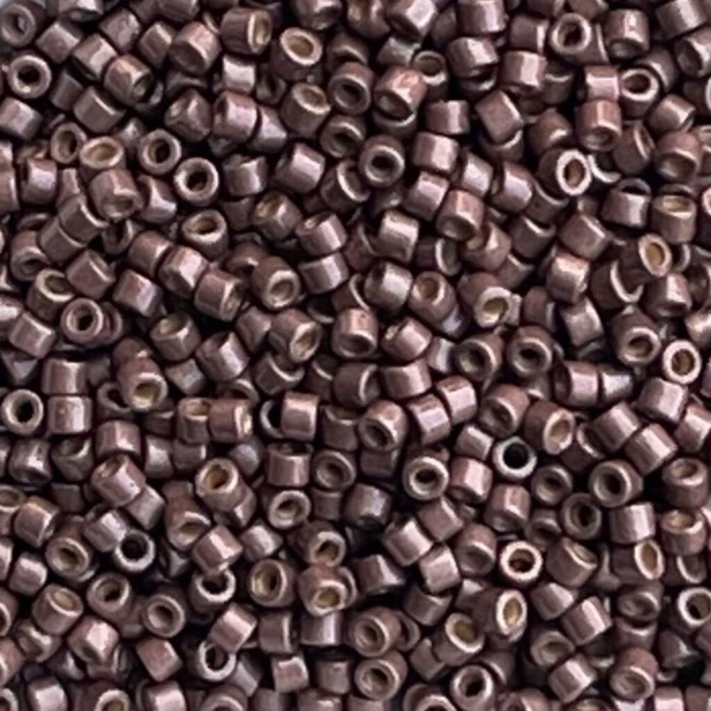 Delica Bead Duracoat Galvanized Matte Dk Mauve