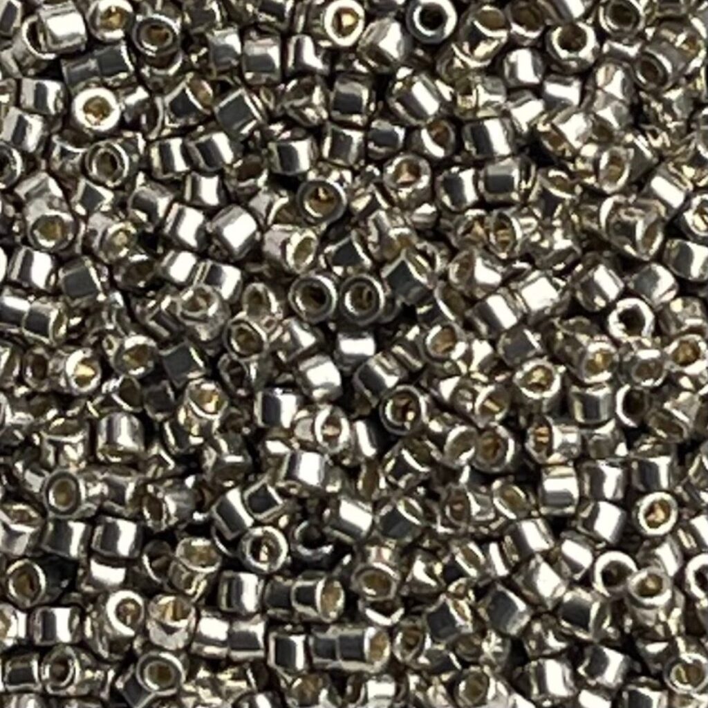 Delica Bead Duracoat Galvanized Smokey Peweter