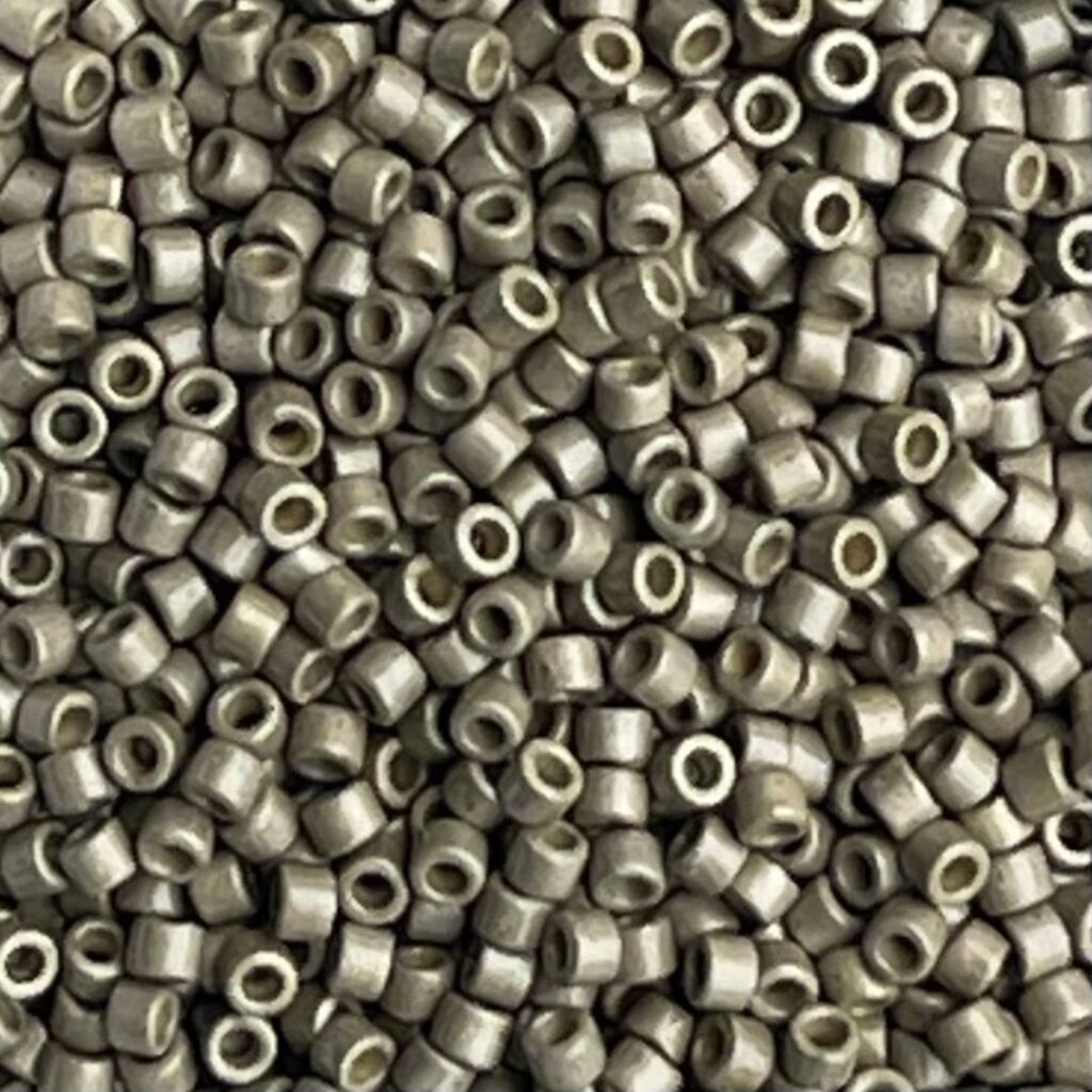 Delica Bead Duracoat Galvanized Matte Lt Peweter