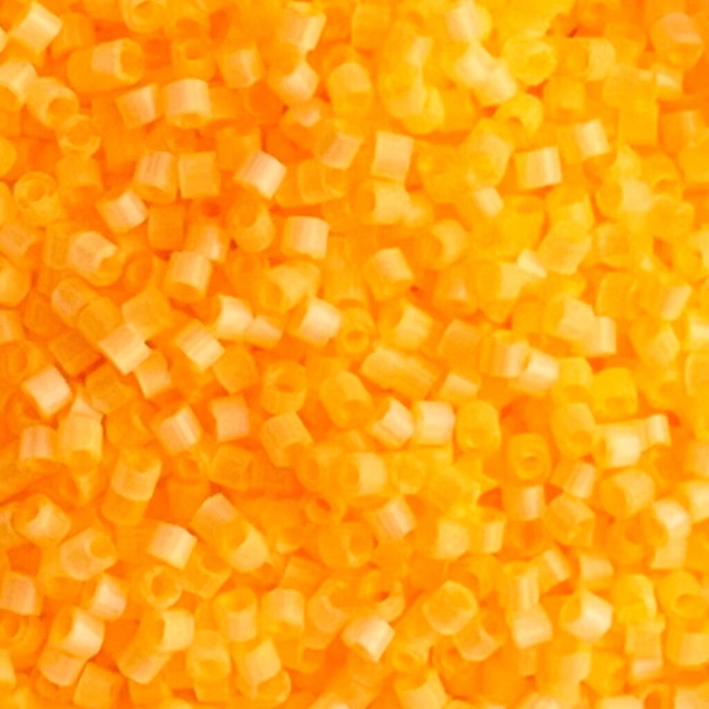 Delica Bead Silk Inside Dyed Sun Glow