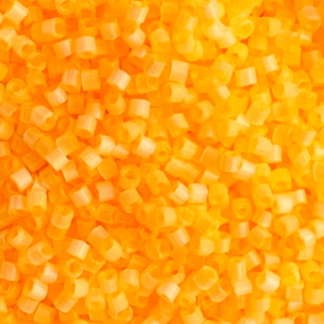 Delica Bead Silk Inside Dyed Sun Glow - Image 1