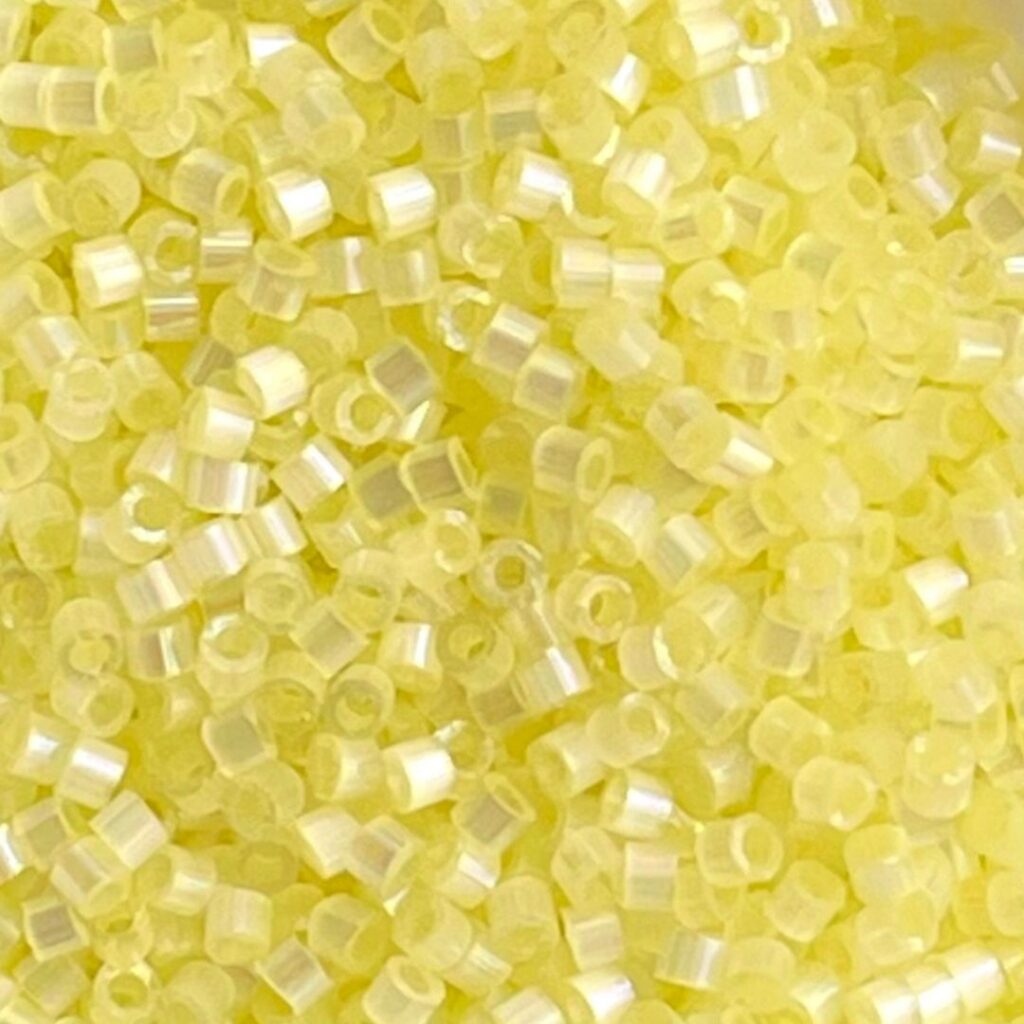 Delica Bead Silk Inside Dyed Citron AB