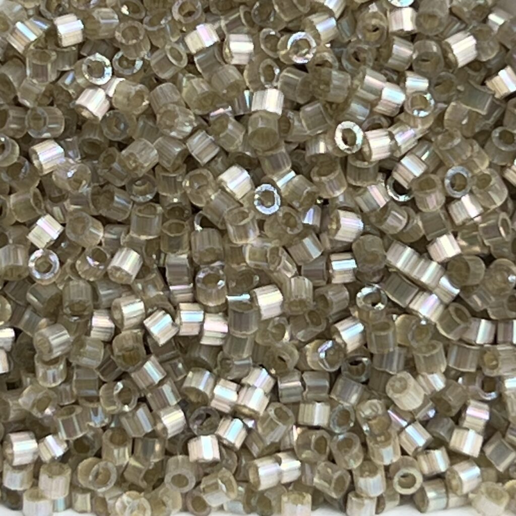 Delica Bead Silk Inside Dyed Cactus AB