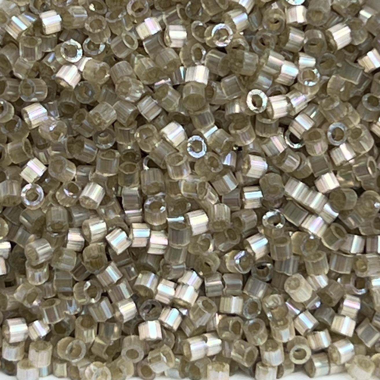 Delica Bead Silk Inside Dyed Cactus AB - Image 1