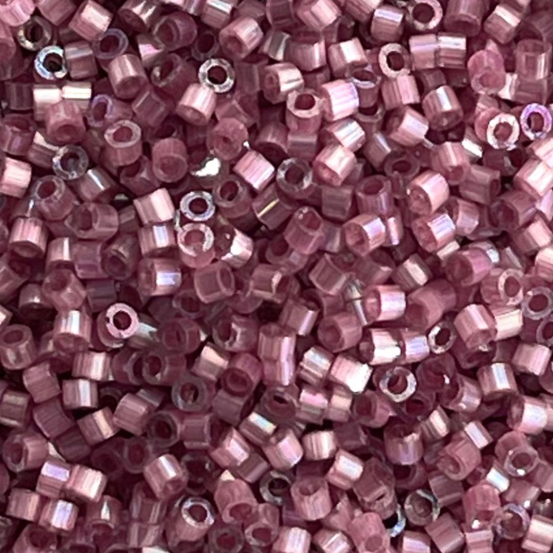 Delica Bead Silk Inside Dyed Hydrangea AB - Image 1