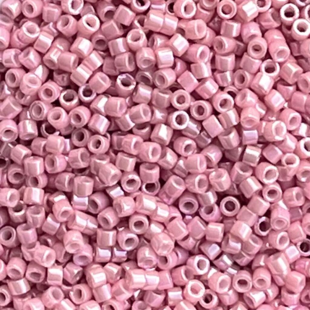 Delica Bead Rosewater Luster