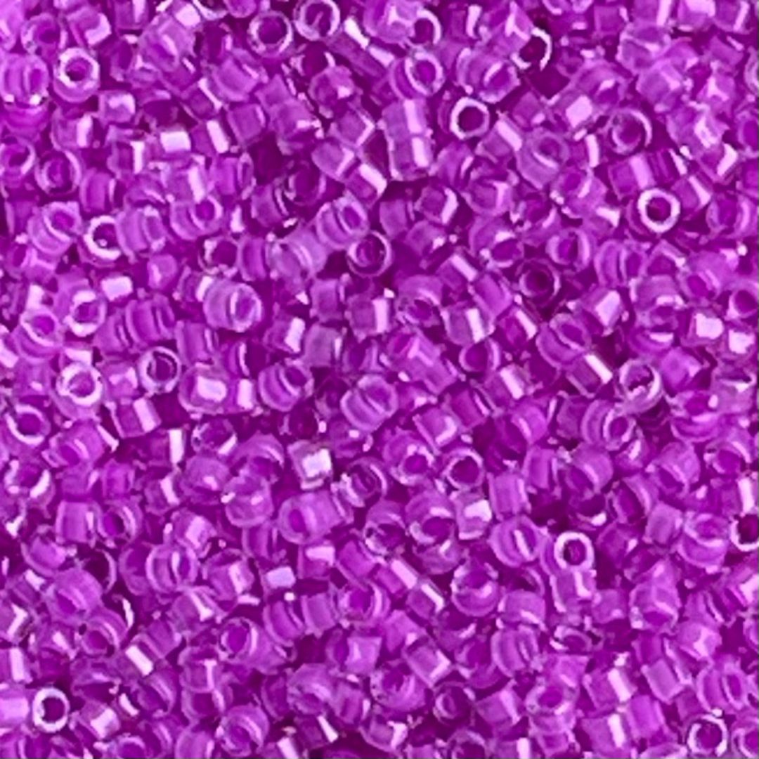 Delica Bead Luminous Neon Plum Crazy - Image 1