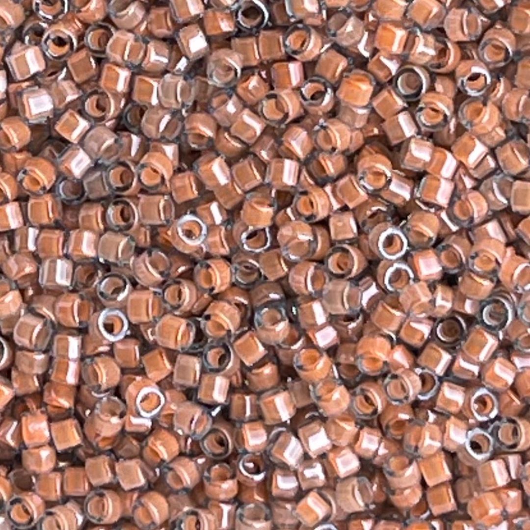 Delica Bead Luminous Sea Coral - Image 1