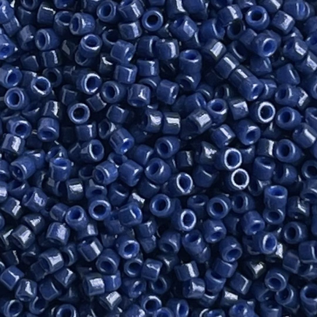 Delica Bead Duracoat Opaque Navy Blue - Image 1