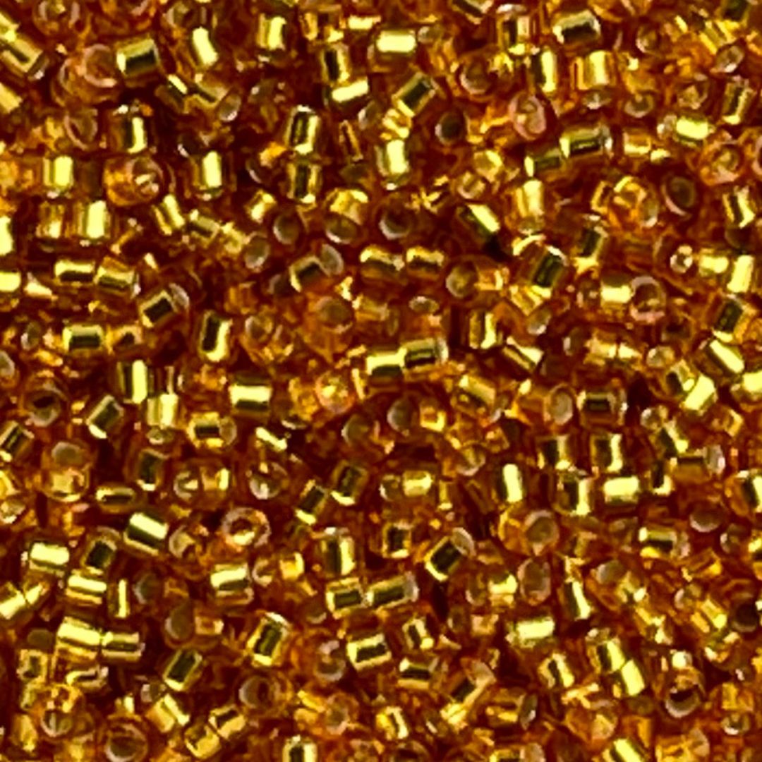 Delica Bead Silver Lined Duracoat Yellow Gold - Image 1