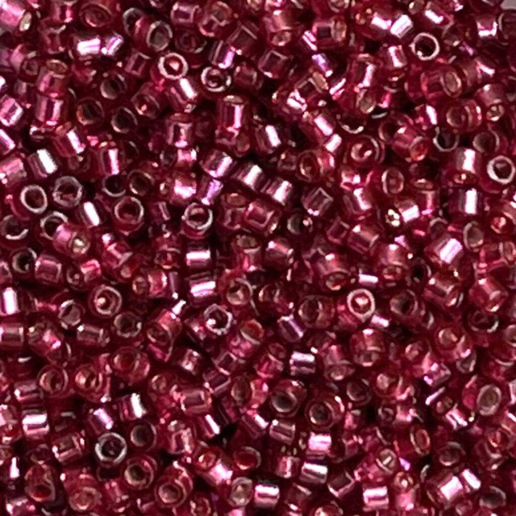 Delica Bead SilverLined Duracoat Petunia