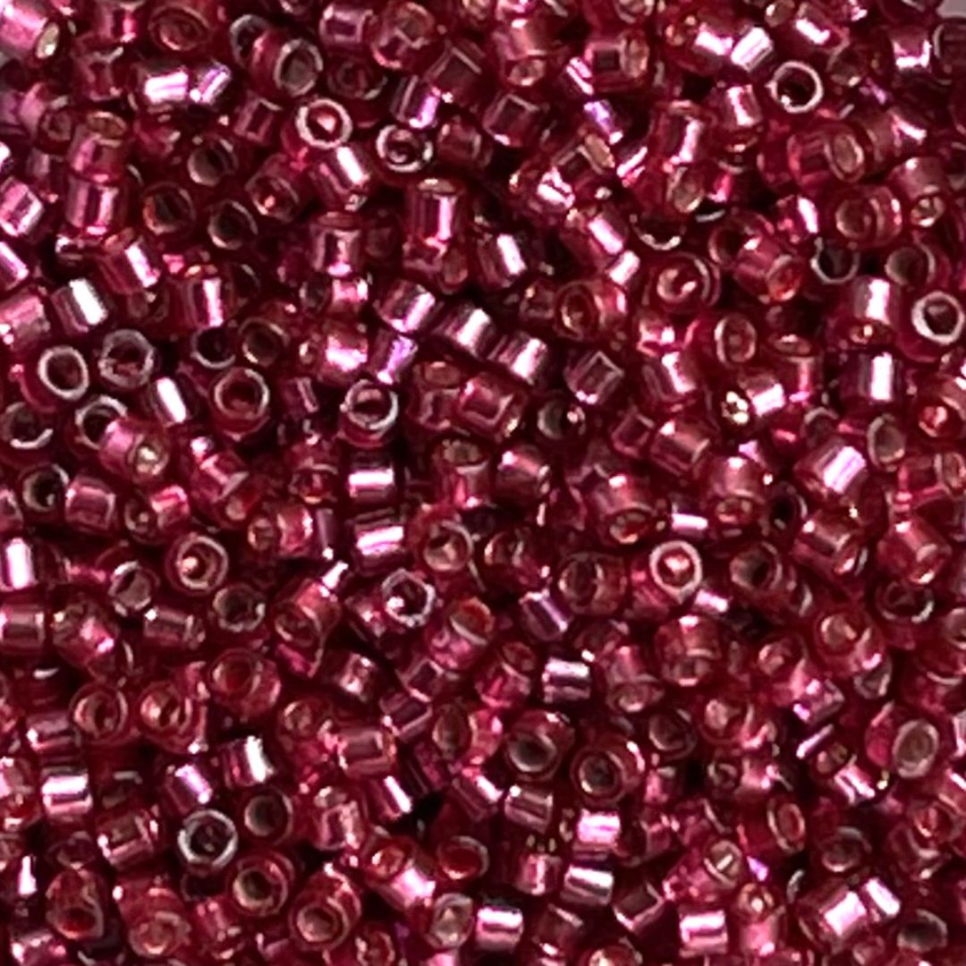 Delica Bead SilverLined Duracoat Petunia - Image 1