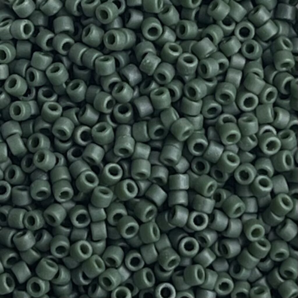 Delica Bead Frosted Opaque Glazed Emerald