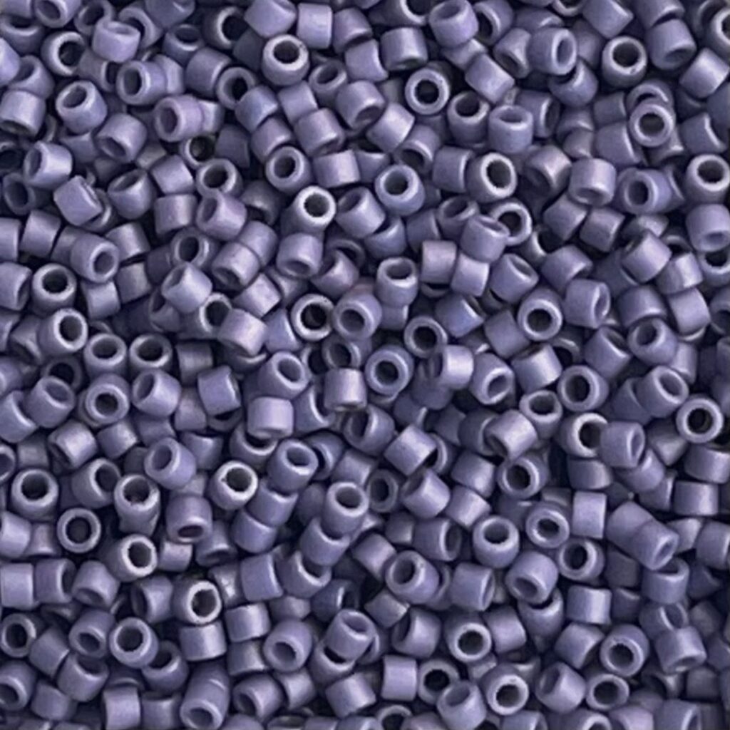 Delica Bead Frosted Opaque Glazed Grape