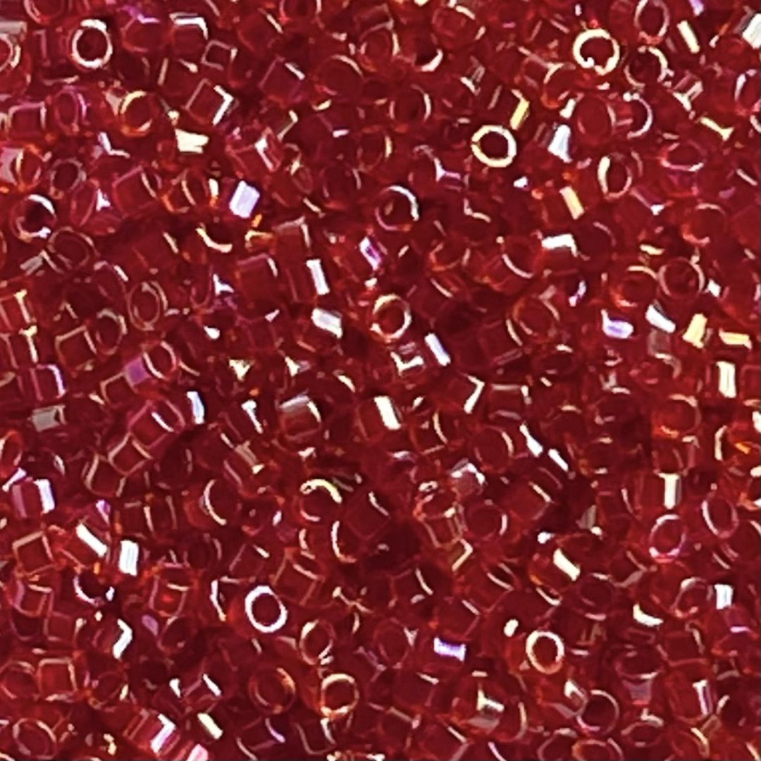 Delica Bead Fancy Lined Siam - Image 1