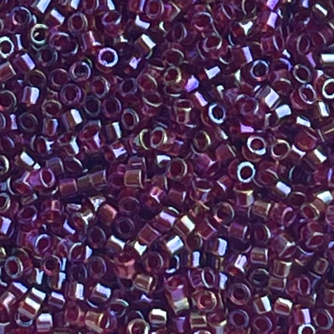 Delica Bead Fancy Lined Rust - Image 1