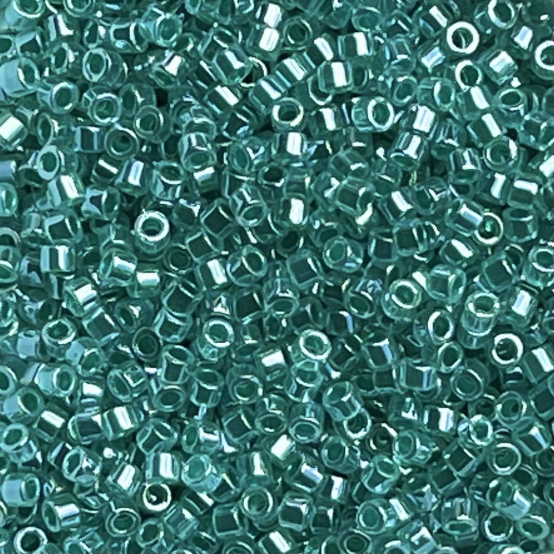 Delica Bead Light Crystal Green Aqua Ceylon - Image 1