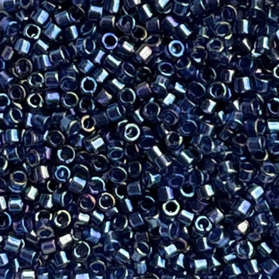 Delica Bead Fancy Lined Han Blue - Image 1