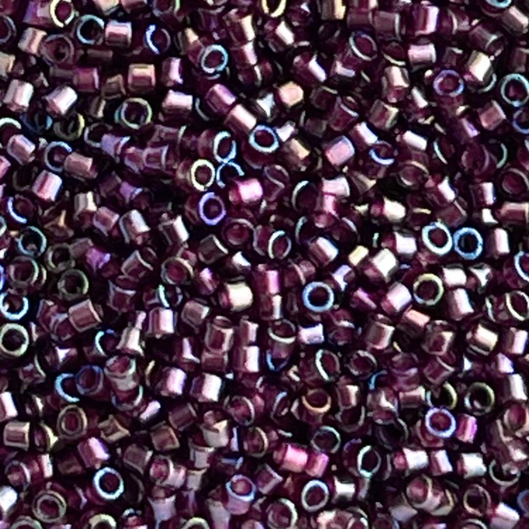 Delica Bead Fancy Lined Old Rose - Image 1