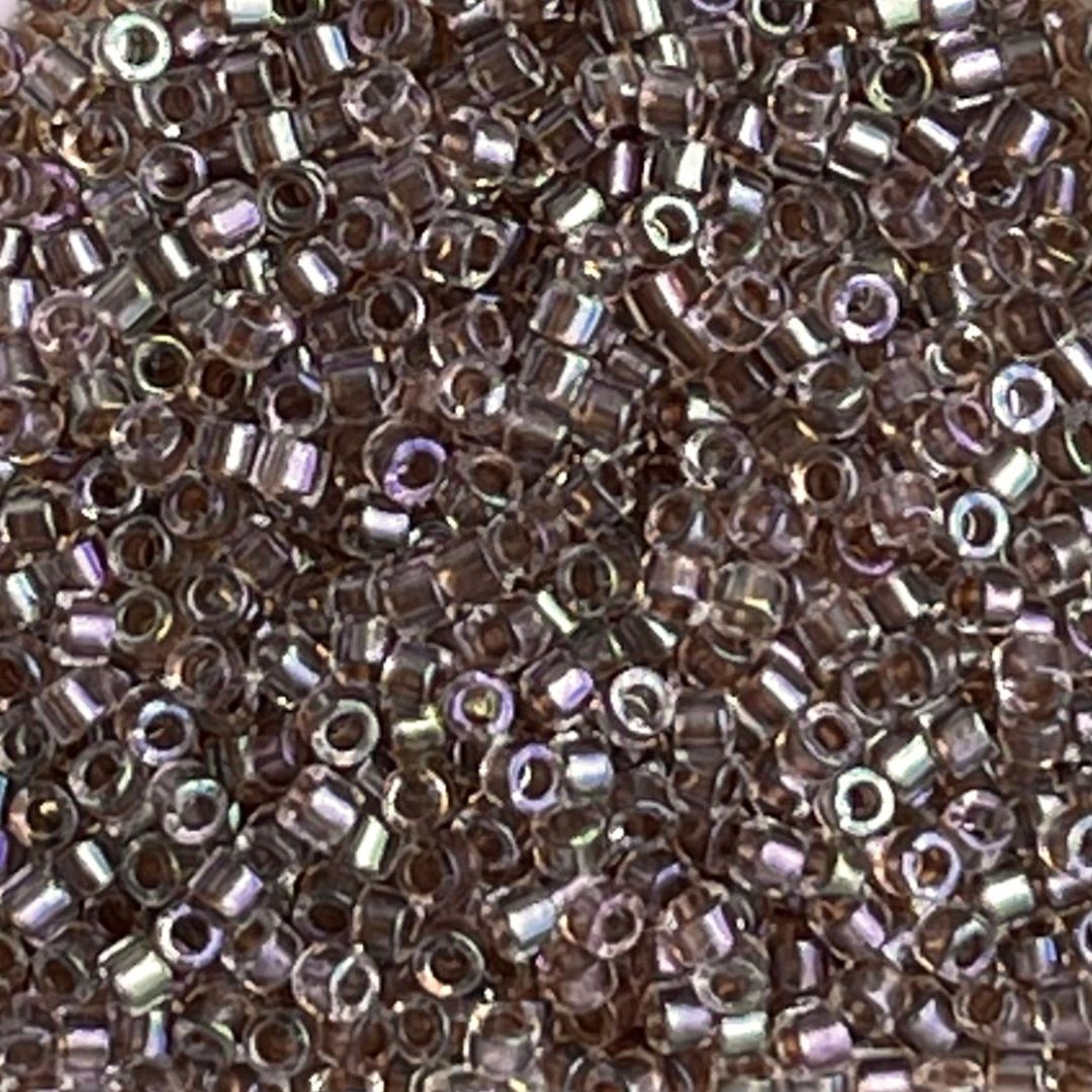 Delica Bead Fancy Lined Rose Taupe - Image 1