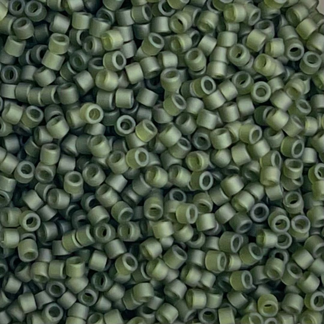 Delica Bead Matte Olive - Image 1