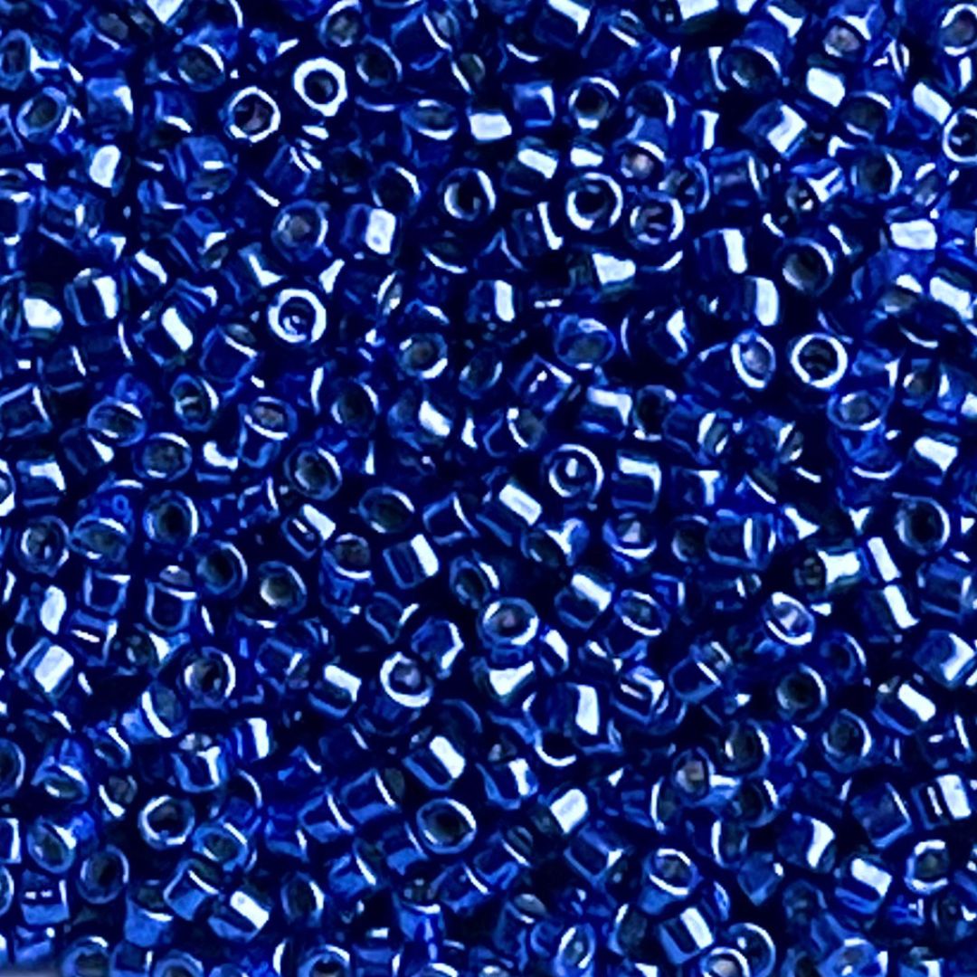 Delica Bead Duracoat Galvanized Navy - Image 1