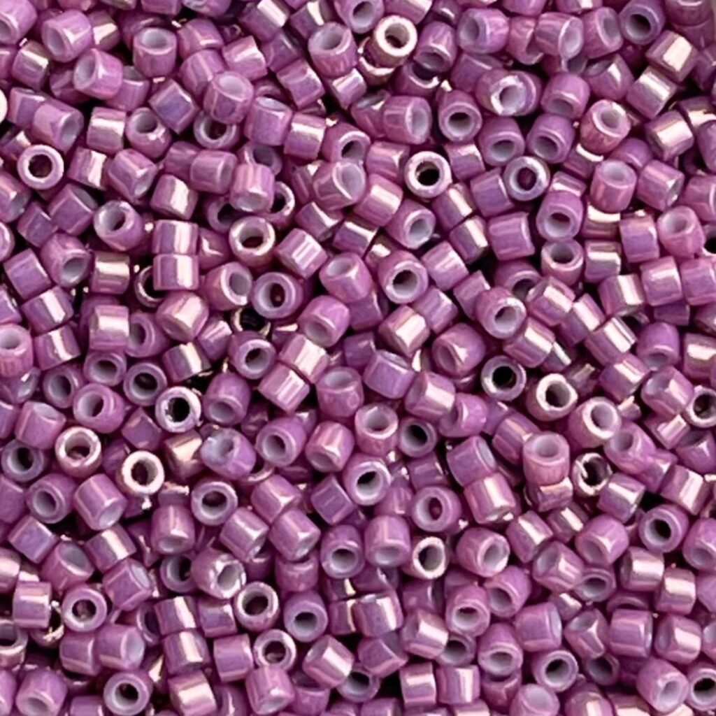 Delica Bead Pink Luster Opaque Mauve