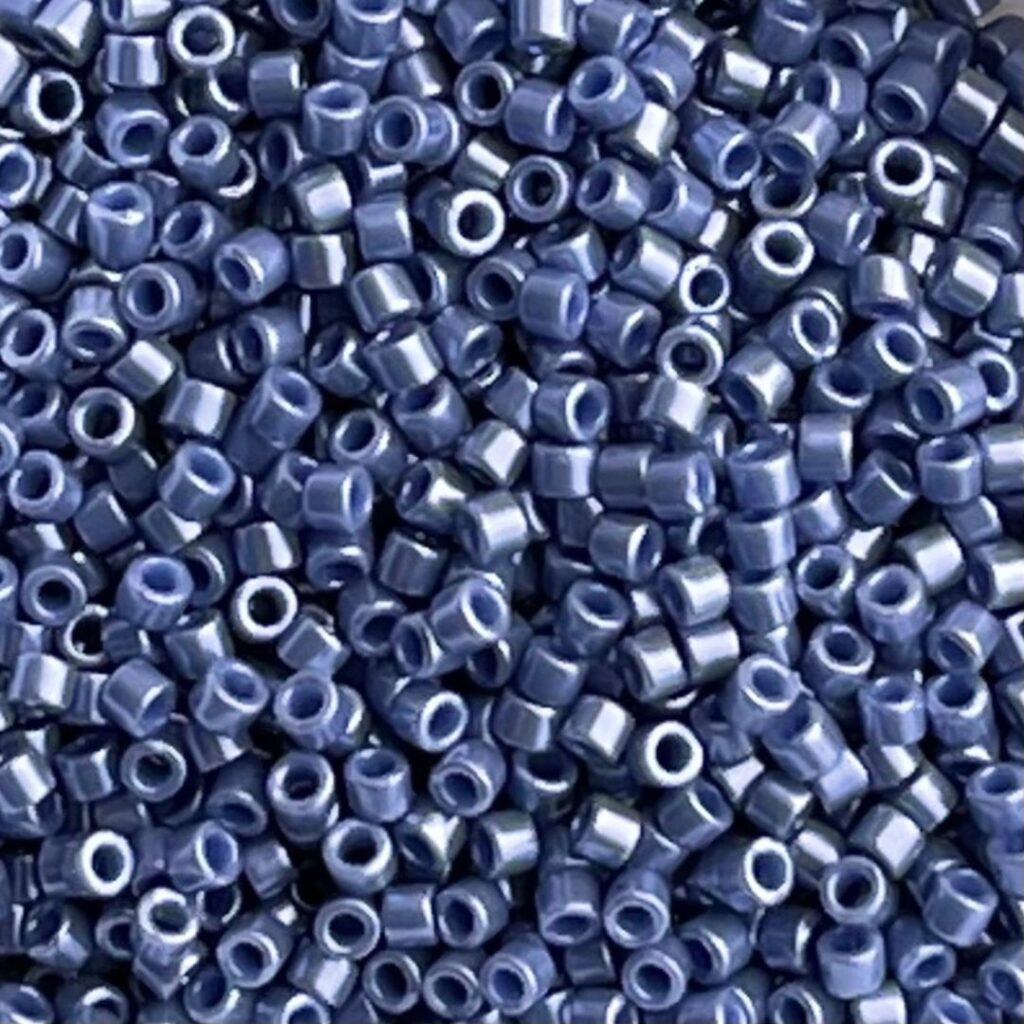 Delica Bead Opaque Blueberry Luster