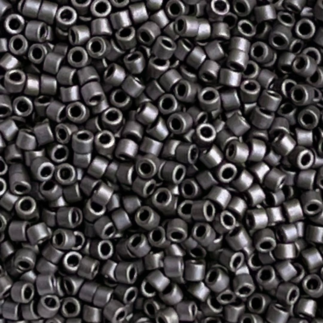 Delica Bead Matte Dk Gray - Image 1