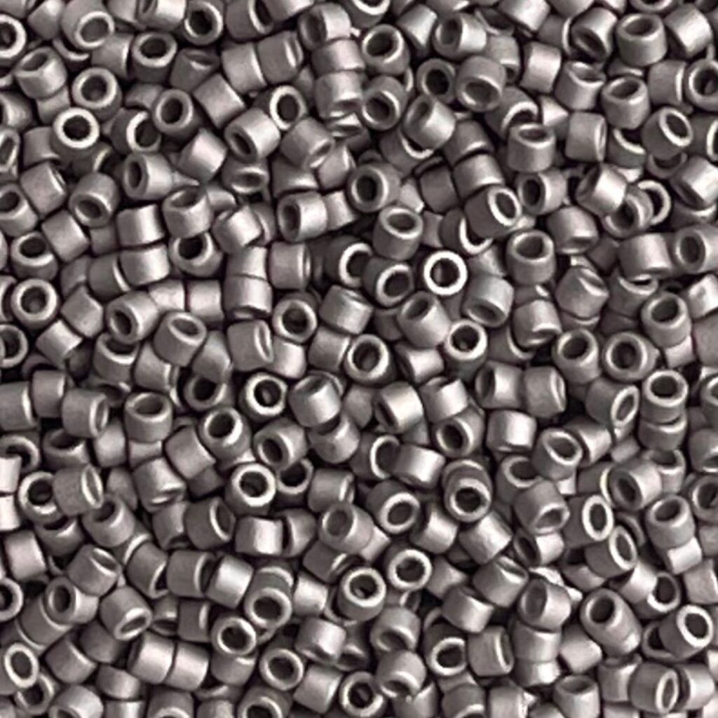 Delica Bead Matte Metallic Silver