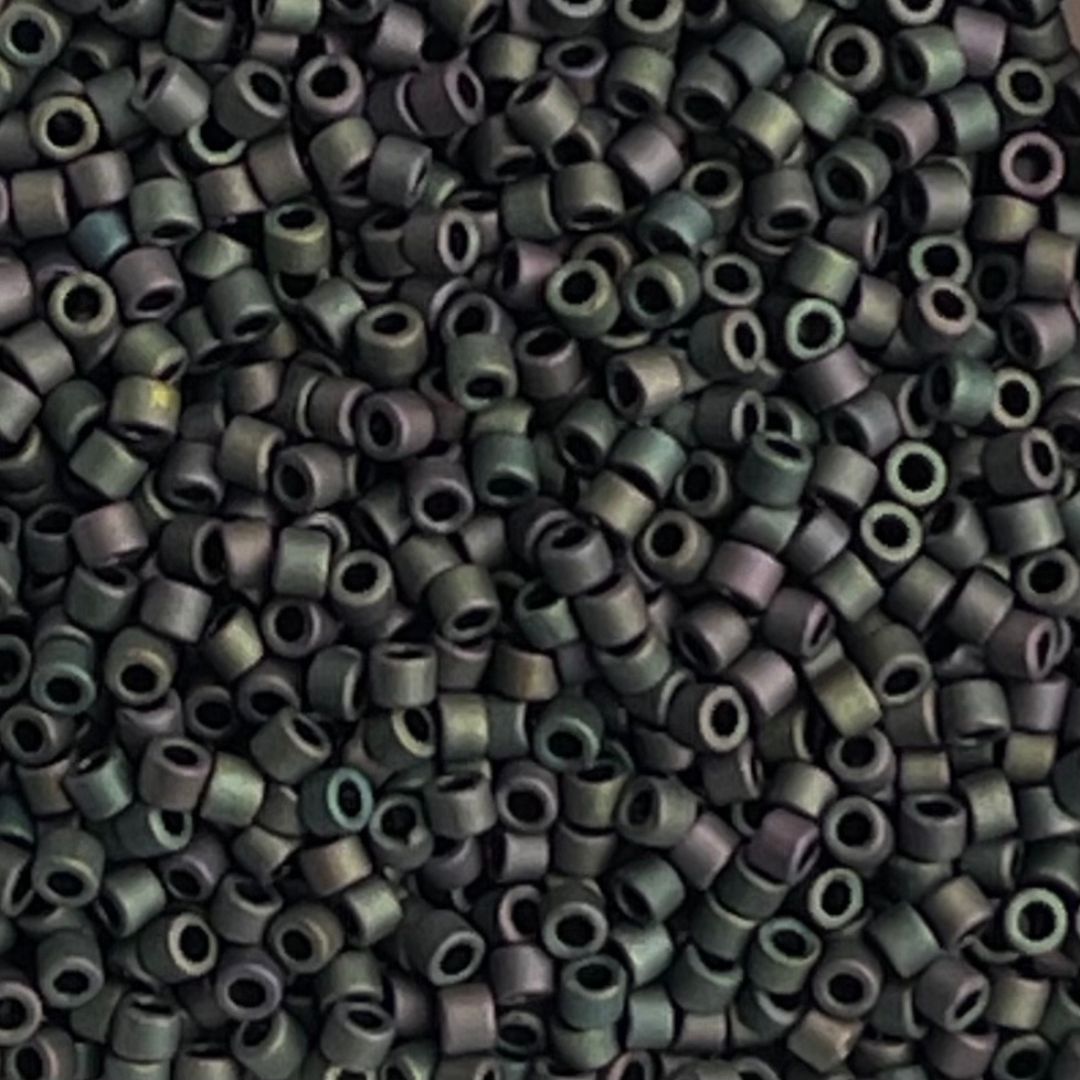 Delica Bead Matte Metallic Teal Iris - Image 1
