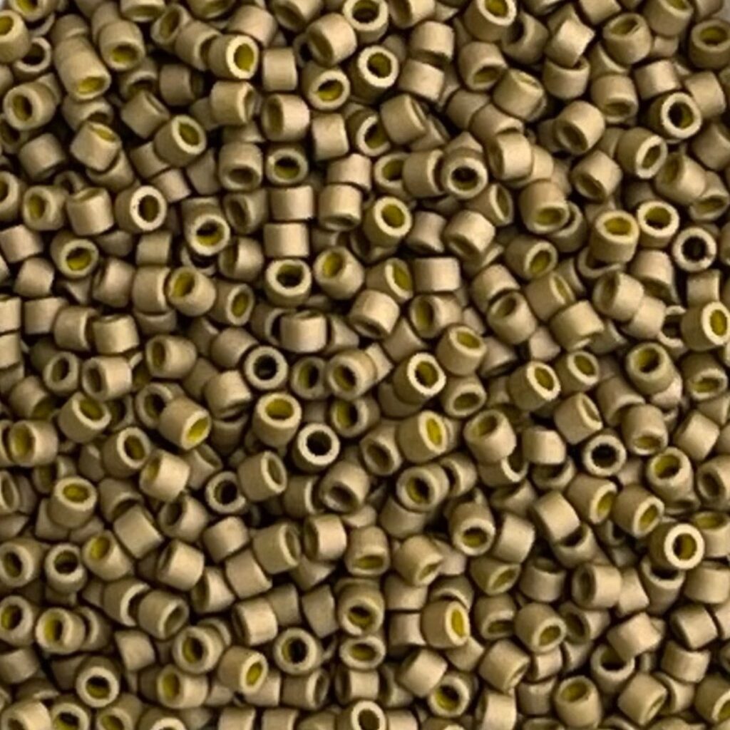 Delica Bead Matte Metallic Olive Gold