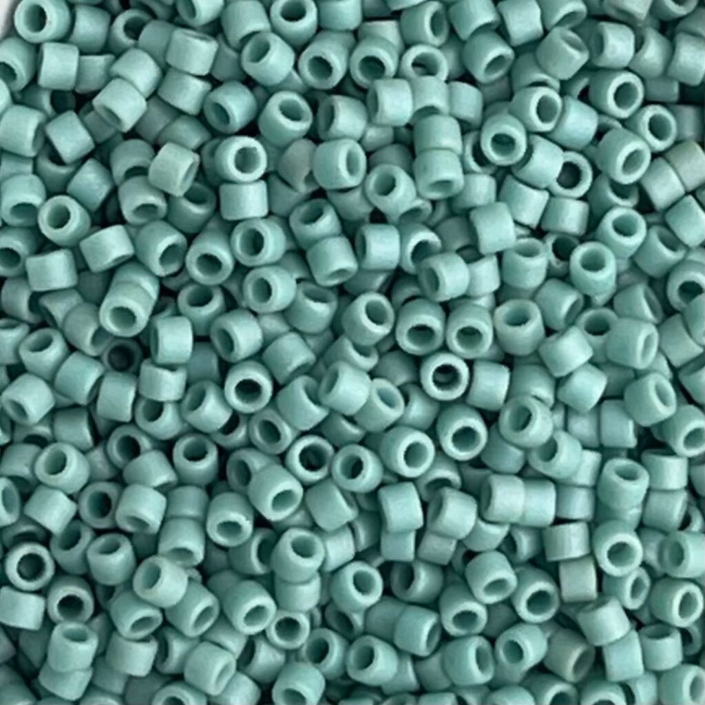 Delica Bead Matte Metallic Seafoam Green
