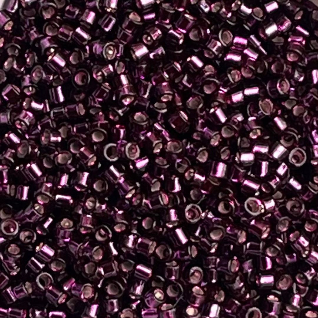Delica Bead SilverLined Wine - Image 1